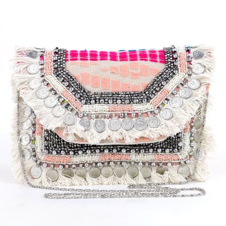 Handmade Boho Banjara Sling Bag With Coin