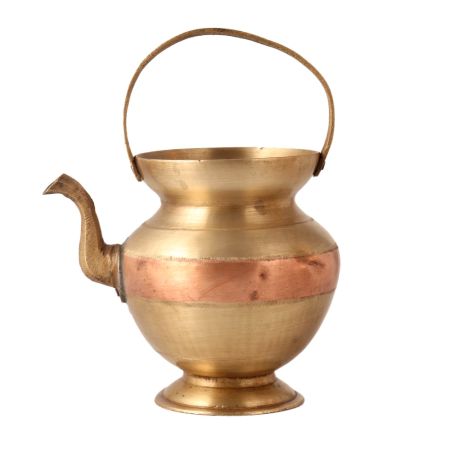 Handmade Ganga Jamuna Kamandal or Water Pot