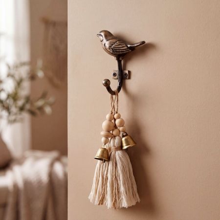 Antique Bird Iron Key Wall Hooks