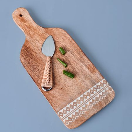 Kitchen Chopping Boards Wood Cutting Block with Handle