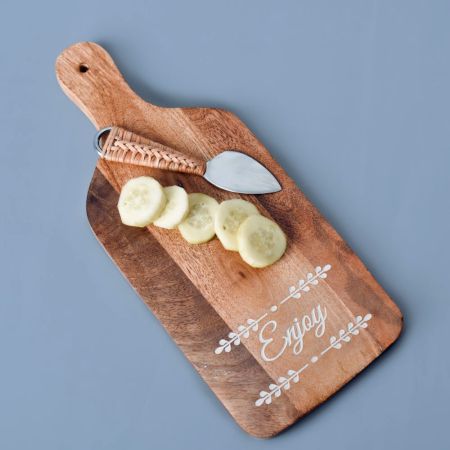 Wooden Chopping Board for Cutting With Handle