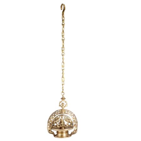 Vintage Hanging Lord Ganesha Oil Lamp