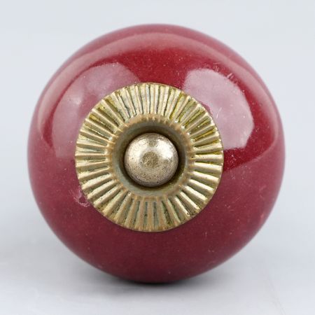 Cherry Solid Round Knob