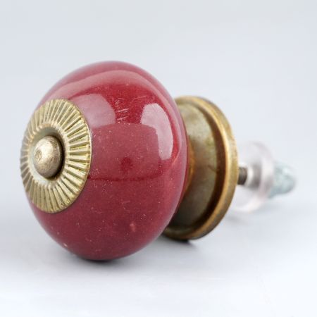Cherry Solid Round Knob