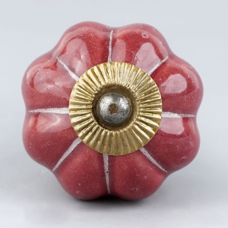 Cherry White Line Knob