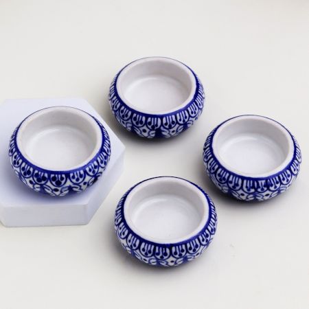 4 Pieces Decorative Flower Modern Tea Light Holder