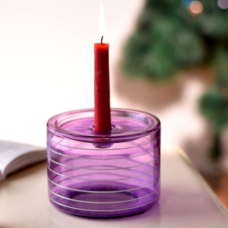 Handmade Modern Glass Candle Holders for Home Decoration