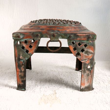 Handmade Vintage Copper Vegetable Cutter in Islamic Art
