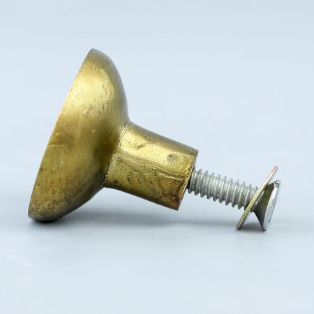 Gold Round Iron Drawer Knobs and Pulls