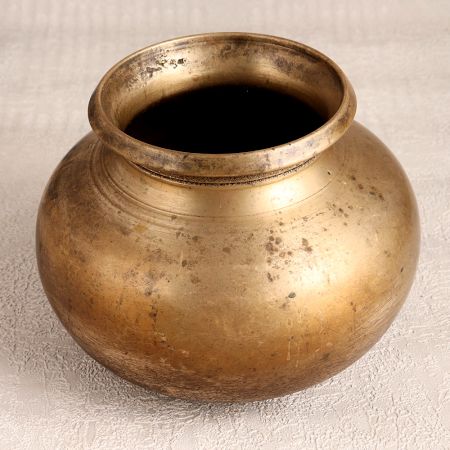 Handmade High-Quality Brass Cooking Pot for Flower Decor