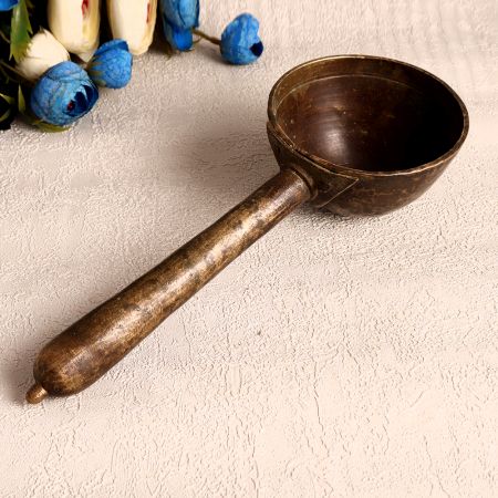 Handmade High-Quality Brass Holy Spoon for Collection