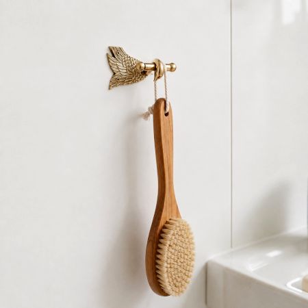 Modern Solid Premium Brass Hook in Golden Finish