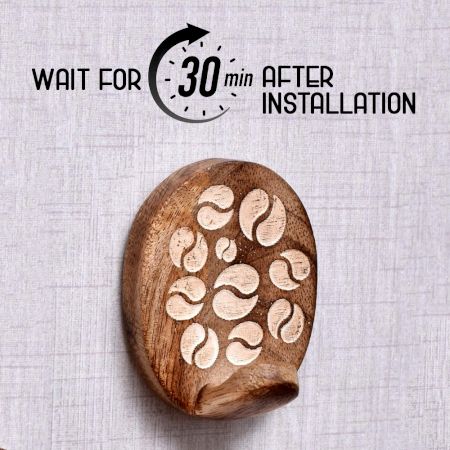 Heavy Duty Wooden Self Adhesive Brown Hooks