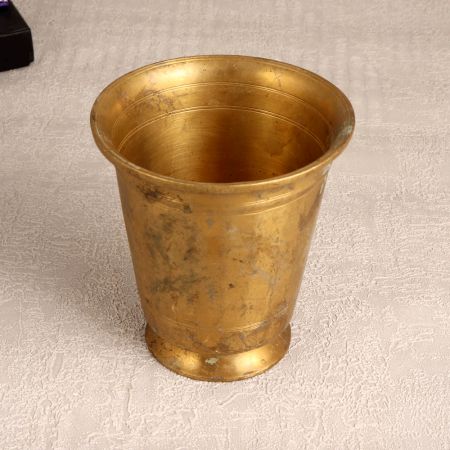 South Indian Finest Brass Holy Glass for Prayer Room