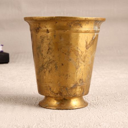 South Indian Finest Brass Holy Glass for Prayer Room