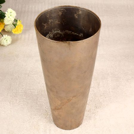 Vintage Finest Brass Holy Glass in Grey Finish for Decor