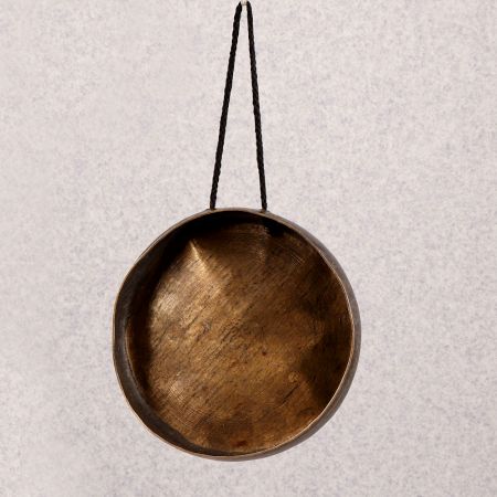 Handcrafted Tibetan Art Bell Metal Gong for Decoration