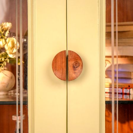 Handcrafted Wooden Door Handles(small size) 3 Inches