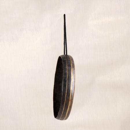 High-Quality Bell Metal Tibetan Gong in Vintage Finish