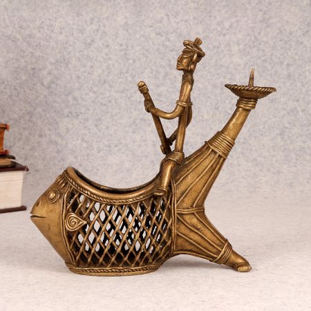 Vintage Handmade Finest Brass Candle Stand for Decoration