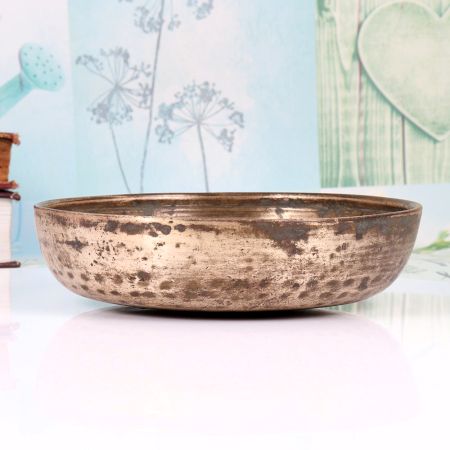 Handmade Holy Brass Pot Used as God Bathtub for Rituals
