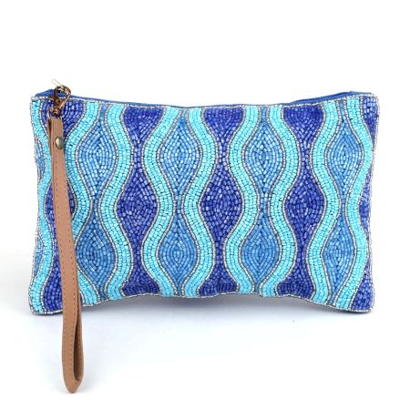 Handmade Traditional Hand Bag Made of Cotton and Beads