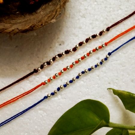 Traditional Rakhi with Acrylic Beads