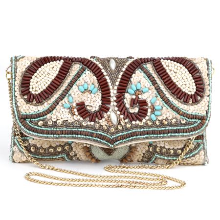 Luxury Handmade Beaded Clutch Purse for Women