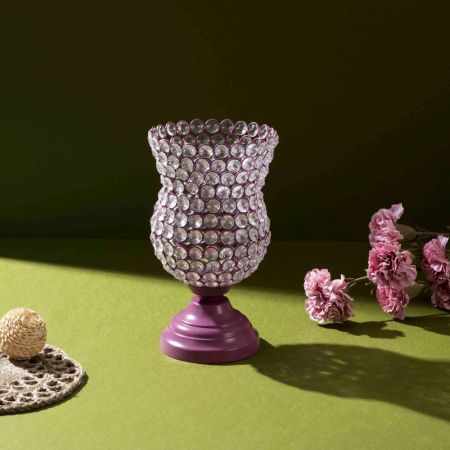 Crystal Rose Blossom Accent (Heather Rose)
