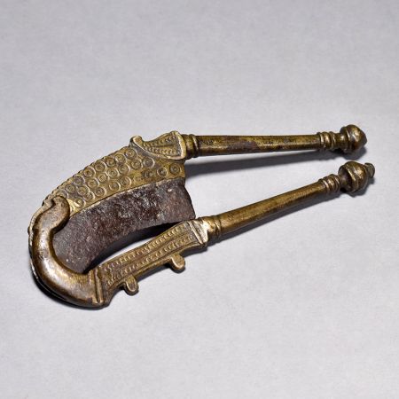 Vintage Betel Nut Cutter Handmade Brass Iron Tool