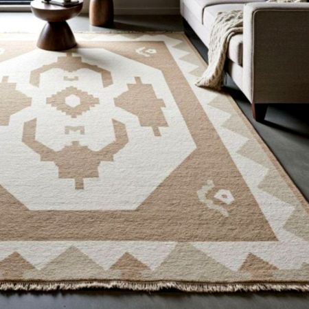 Tribal Design Wool Area Rug