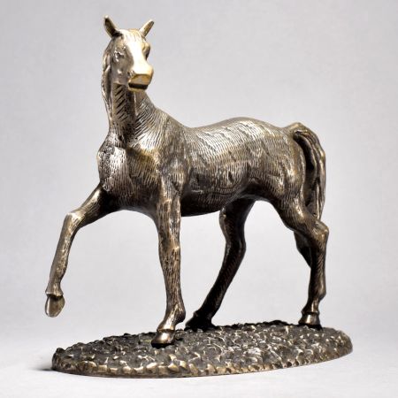 English Art Brass Horse Figurine