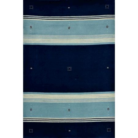Modern Hand Knotted Trible Wool Rug