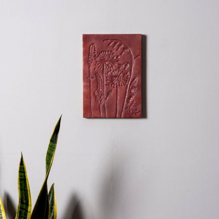 Handcarved Terracotta Wall Plate