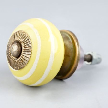 Yellow White Stripes