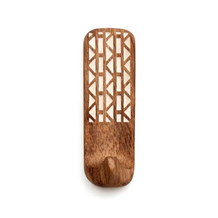 Handcrafted Wooden Adhesive Wall Hook