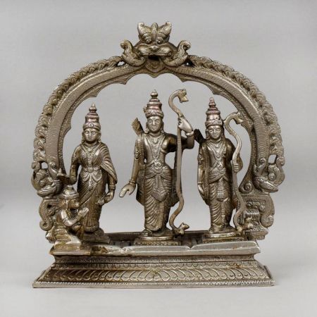 Handcrafted Brass Ram Darbar Murti Pooja Idol