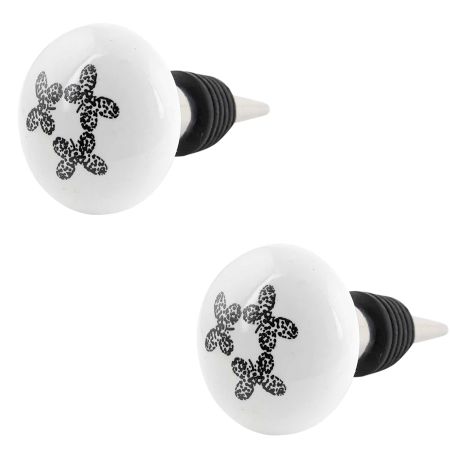2 Pieces Small Butterfly Flat Wine Bottle Stopper