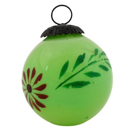 Green Round Flower Christmas Hanging