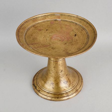 Handcrafted Brass Pedestal Stand Pooja Display Base
