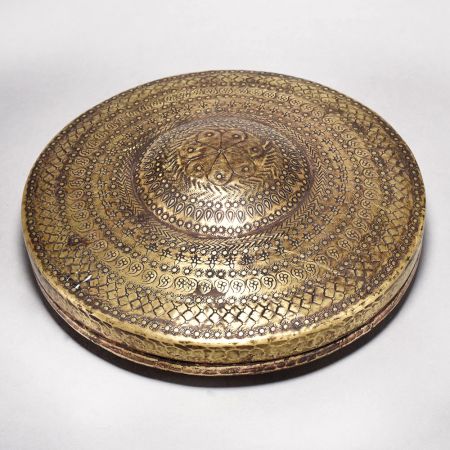 Handcrafted Brass Lord Parshvanatha Jain Gattaji Travel Box
