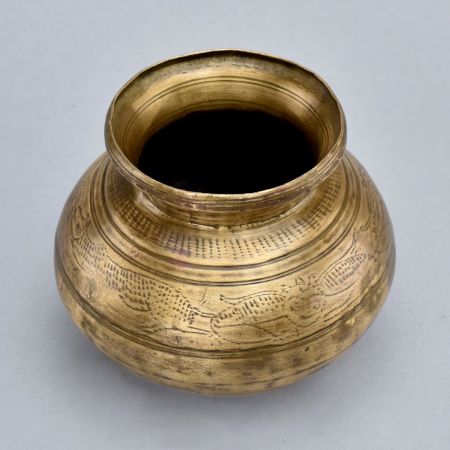 Handcrafted Vintage Holy Water Pot Made of Finest Brass