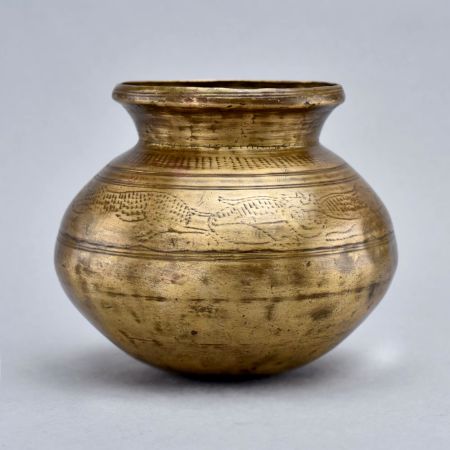 Handcrafted Vintage Holy Water Pot Made of Finest Brass