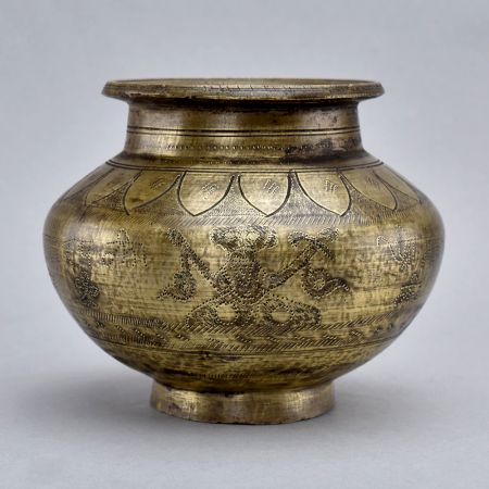 Handcrafted Finest Brass Holy Water Pot for Prayer Room