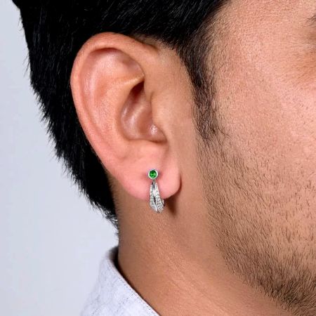 Handmade Silver Jewelry Emerald Rajwadi Bali