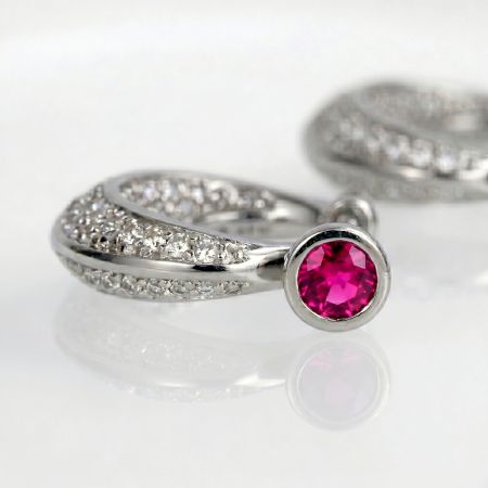 Handmade Silver Jewelry Ruby Rajwadi Bali