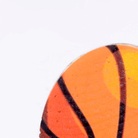 Handmade Pine Wood Basketball Sports Furniture Knob