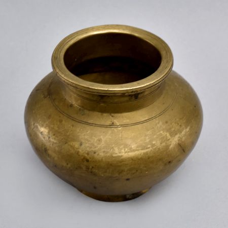 Hand Crafted Adorable Brass Holy Water Pot for Decor