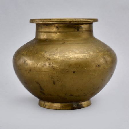 Hand Crafted Adorable Brass Holy Water Pot for Decor