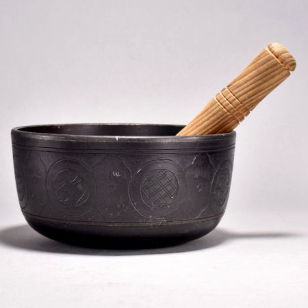 Vintage Finish Metal Singing Meditation Bowl for Decoration